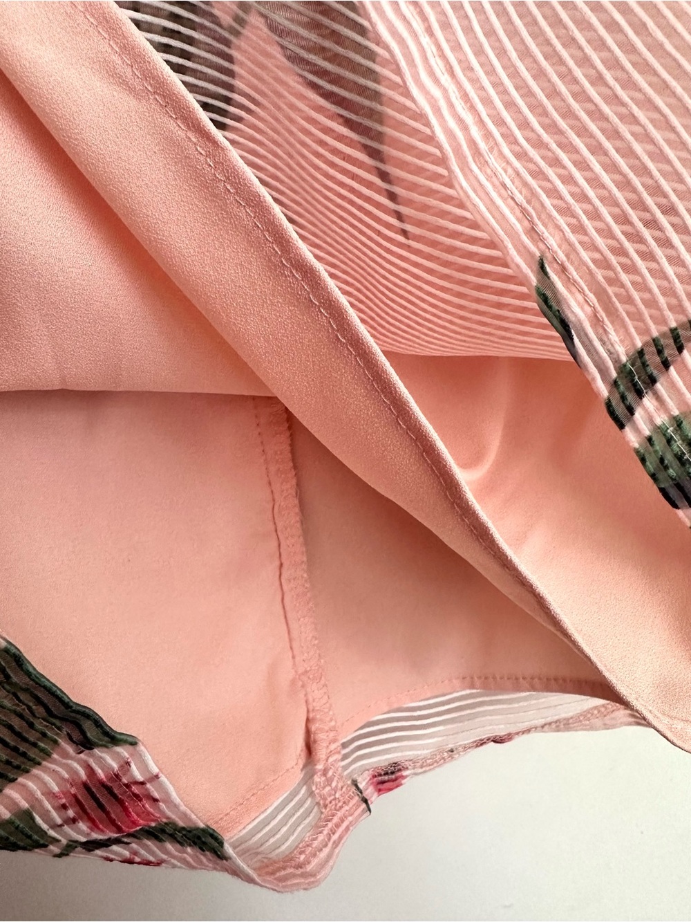Pink Floral Off-Shoulder Mini Dress - Picture 4 of 6